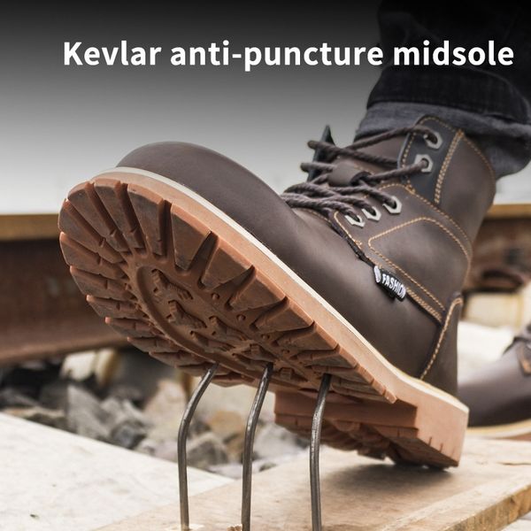 work boots for men anti-smashing steel toe cap safety shoes indestructible work shoes boots men's outdoor work shoes y200915, Black;brown
work boots for men anti-smashing steel toe cap safety shoes indestructible work shoes boots men's outdoor work shoes y200915, Black;brown