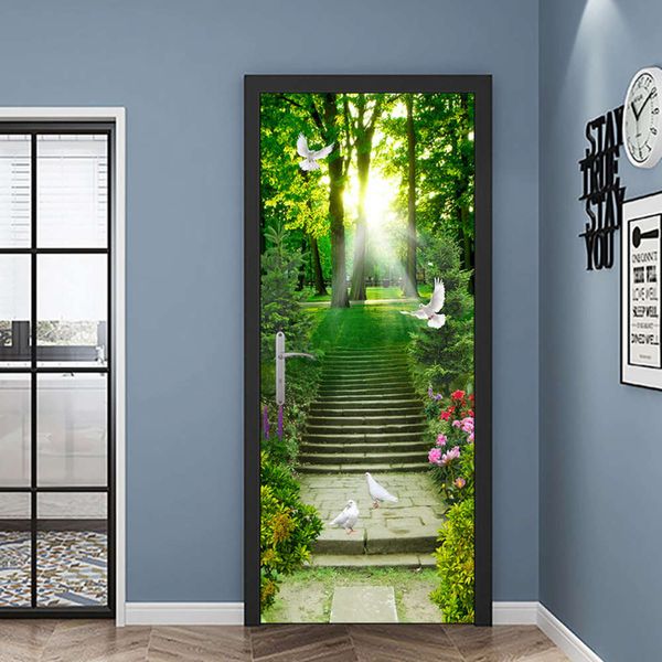 park pigeon stone terrace door with bedroom living room self adhive removable waterproof pvc home decoration wallpaper
park pigeon stone terrace door with bedroom living room self adhive removable waterproof pvc home decoration wallpaper