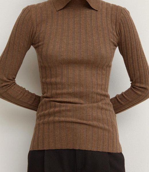 women sweater new sweater unique design small high collar lapel wool thread base1, White;black
women sweater new sweater unique design small high collar lapel wool thread base1, White;black