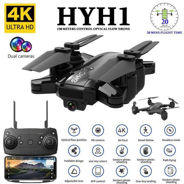 hyh1 drone with 4k camera hd foldable drones one-key return wifi fpv quadcopter follow me rc helicopter quadrocopter kid's toys1
hyh1 drone with 4k camera hd foldable drones one-key return wifi fpv quadcopter follow me rc helicopter quadrocopter kid's toys1