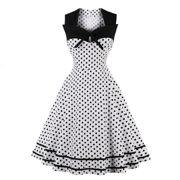 polka dot women retro dress female sleeveless 1950s 60s robe vintage pin up rockabilly party dresses plus size 4xl vestidos, Black;gray
polka dot women retro dress female sleeveless 1950s 60s robe vintage pin up rockabilly party dresses plus size 4xl vestidos, Black;gray