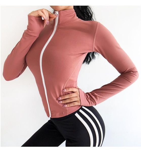 autumn winter new women sport jackets elastic tight workout running jacket women long sleeve zipper fitness coat, White;red
autumn winter new women sport jackets elastic tight workout running jacket women long sleeve zipper fitness coat, White;red