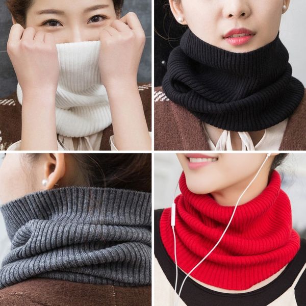 sparsil women cashmere knit ring scarves 42cm neck warmer solid color elastic comfort false collar female winter one loop scarf y201007, Blue;gray
sparsil women cashmere knit ring scarves 42cm neck warmer solid color elastic comfort false collar female winter one loop scarf y201007, Blue;gray
