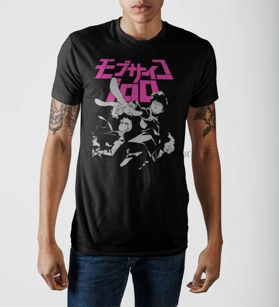 mob psycho 100 key art crew t-shirt sport hooded sweatshirt hoodie