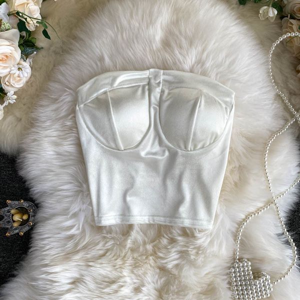 2021 new singiny retro velvet off the shoulder skinny shoulder... crop summer no back straps short regatta... pgy7, White
2021 new singiny retro velvet off the shoulder skinny shoulder... crop summer no back straps short regatta... pgy7, White