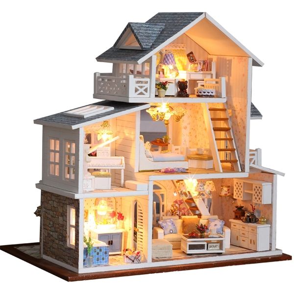 cutebee diy dollhouse wooden doll houses miniature doll house furniture kit casa music led toys for children birthday gift k18 y200704
cutebee diy dollhouse wooden doll houses miniature doll house furniture kit casa music led toys for children birthday gift k18 y200704