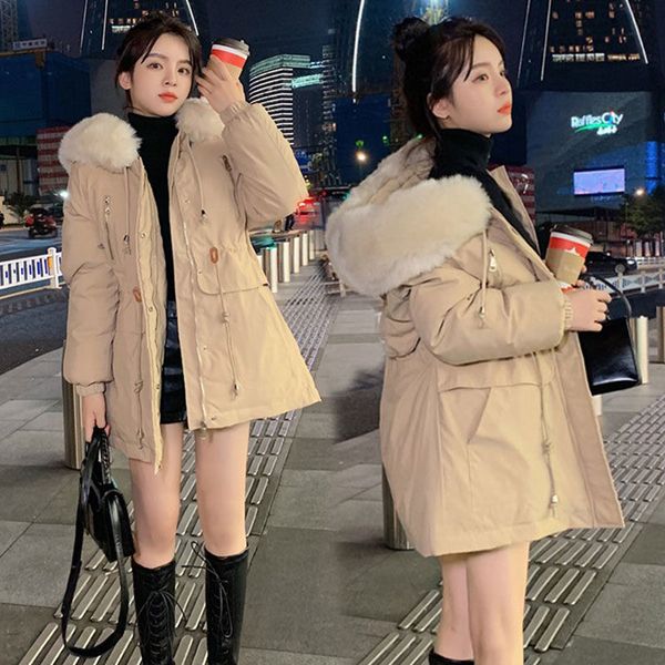 2021 winter parkas женщина с капюшоном толстого хлопок теплых пальто женской середина длинного wadded куртка высокого качество outwear overc, Black;brown
2021 winter parkas женщина с капюшоном толстого хлопок теплых пальто женской середина длинного wadded куртка высокого качество outwear overc, Black;brown