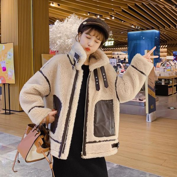 100% genuine wool fur coat autumn winter female jacket 2021 women's clothing korean simple coats and jackets women ropa zjt1214, Black
100% genuine wool fur coat autumn winter female jacket 2021 women's clothing korean simple coats and jackets women ropa zjt1214, Black