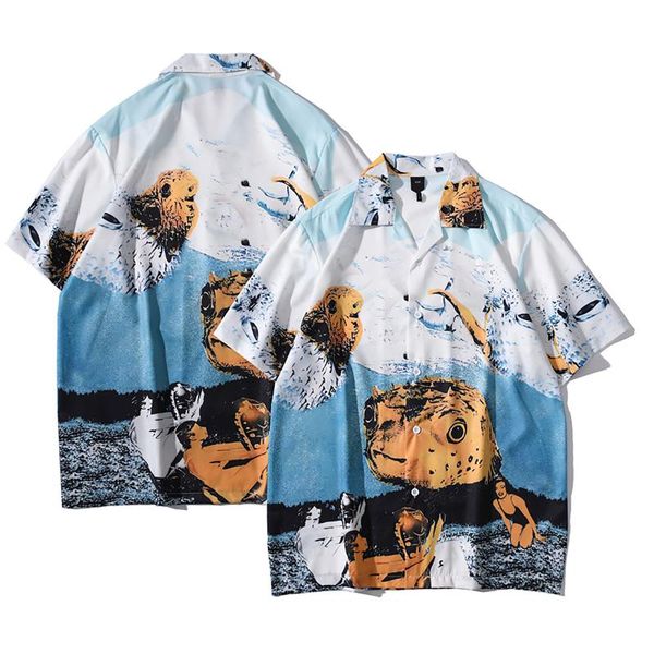 beach loose couple unique buttoned blouse cardigan printed short shirt women summer beach casual short sleeve, White;black
beach loose couple unique buttoned blouse cardigan printed short shirt women summer beach casual short sleeve, White;black
