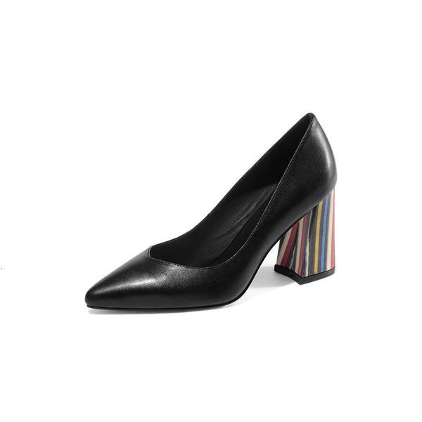 new arrival 2021 spring woman toe pumps at genuine fashion high-heeled shoes 1 qt83, Black
new arrival 2021 spring woman toe pumps at genuine fashion high-heeled shoes 1 qt83, Black