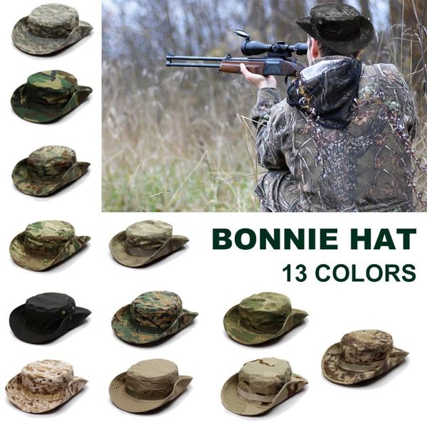 camouflage tactical cap boonie hat us army caps camo men outdoor sports sun bucket cap fishing hiking hunting hats, Black;white
camouflage tactical cap boonie hat us army caps camo men outdoor sports sun bucket cap fishing hiking hunting hats, Black;white