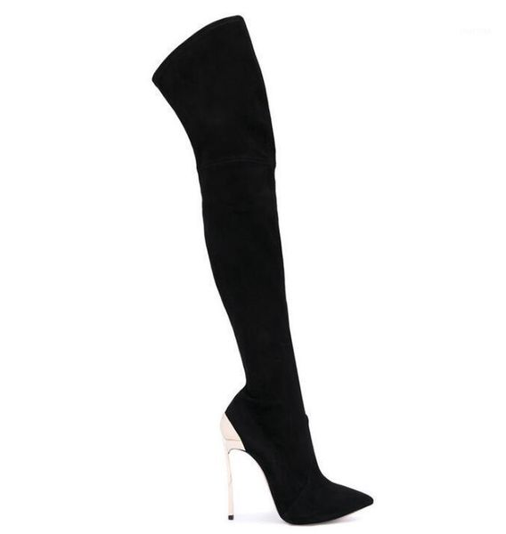 moraima snc black suede pointed toe high heel boots for woman thin heels over the knee boots lady thigh high1
moraima snc black suede pointed toe high heel boots for woman thin heels over the knee boots lady thigh high1