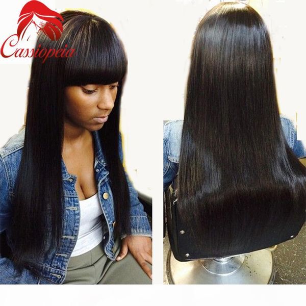 ale full lace straight wigs with bangs glueless malaysian silky straigh full lace front wig with full fringe 130% density promotion, Black;brown
ale full lace straight wigs with bangs glueless malaysian silky straigh full lace front wig with full fringe 130% density promotion, Black;brown