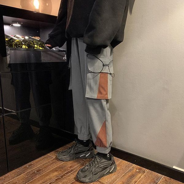 men's pants patchwork hip hop pencil pockets for men casual streetwear spring autumn male trousers student thin cargo, Black
men's pants patchwork hip hop pencil pockets for men casual streetwear spring autumn male trousers student thin cargo, Black