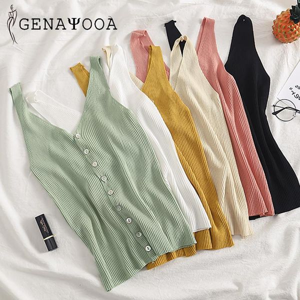genayooa vogue sleeveless with buttons knitted elastic v neck casual women summer harajuku kg-288, White
genayooa vogue sleeveless with buttons knitted elastic v neck casual women summer harajuku kg-288, White