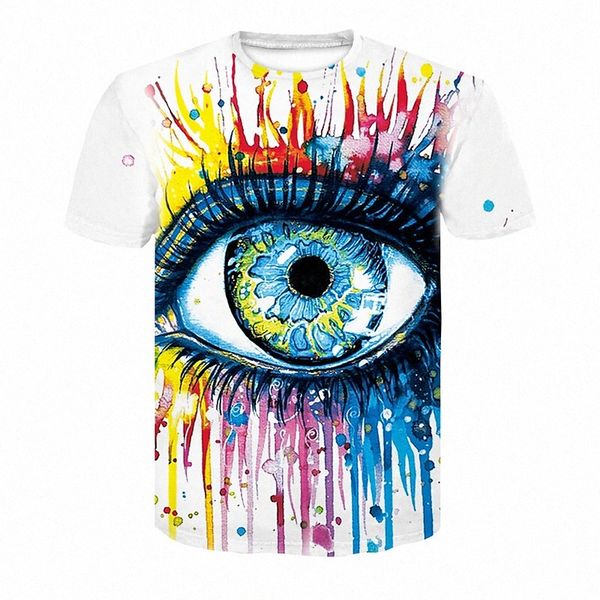 men's t shirt shirt 3d print 3d crew neck casual daily rivet mesh short sleeve black / red black / gray gray / white summer e6w9#, White;black
