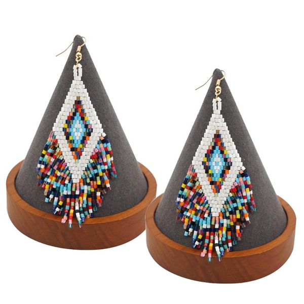 Go2boho Rainbow Ear Rings For Women Fringed Earring Boho Colorful Beadwork Pendientes Jewelry Handmade Woven Earrings Ladies, Golden;silver
Go2boho Rainbow Ear Rings For Women Fringed Earring Boho Colorful Beadwork Pendientes Jewelry Handmade Woven Earrings Ladies, Golden;silver