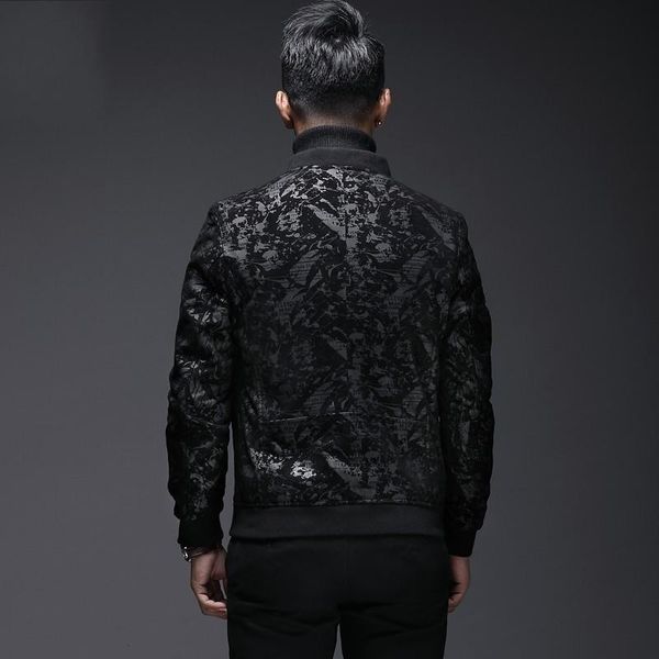men's leather & faux brand mens slim fit floral printed genuine bomber jacket business man casual stand collar luxury sheepskin coat 4x, Black
men's leather & faux brand mens slim fit floral printed genuine bomber jacket business man casual stand collar luxury sheepskin coat 4x, Black