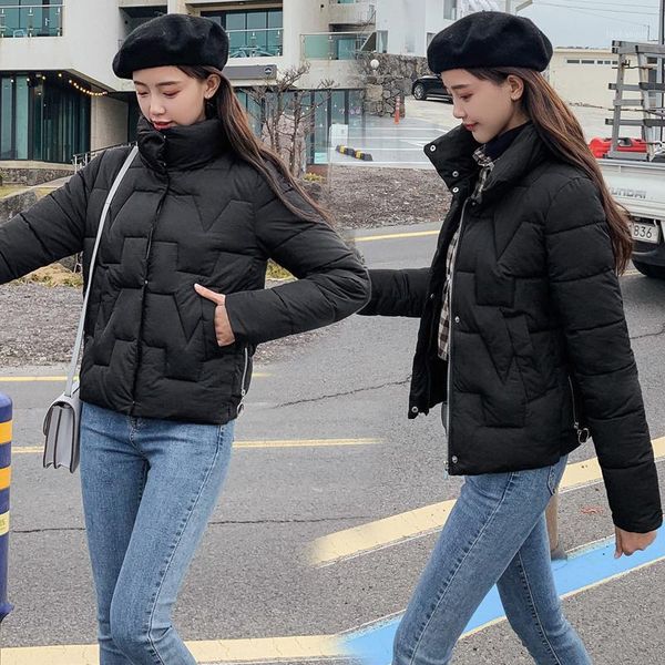 season down cotton woman short fund 2019 winter loose coat student cotton-padded clothes thickening small cotton-padded jacket1, Tan;black
season down cotton woman short fund 2019 winter loose coat student cotton-padded clothes thickening small cotton-padded jacket1, Tan;black