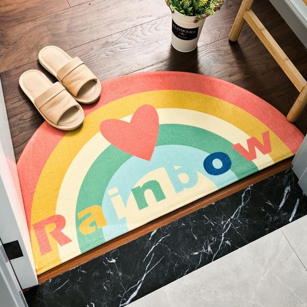 carpets cute cartoon floor mats home door non-slip bedroom kitchen bathroom semicircular mat in the room
carpets cute cartoon floor mats home door non-slip bedroom kitchen bathroom semicircular mat in the room