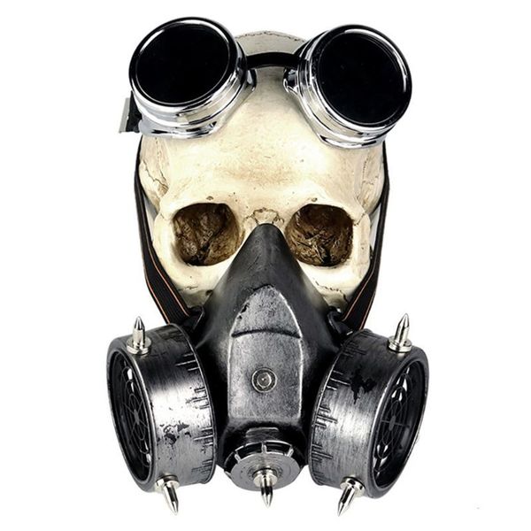 new halloween gas mask steampunk gas mask spikes skeleton warrior dead mask cosplay costume props q0115
new halloween gas mask steampunk gas mask spikes skeleton warrior dead mask cosplay costume props q0115
