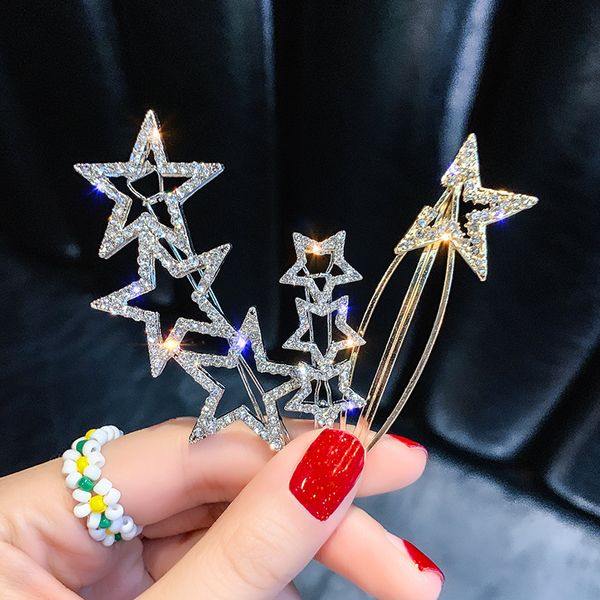 зажимные клип новый блестящая звезда barrettes rhinestone шпильки для волос сладкие головной убор для волос аксессуары для женщин девушки св, Golden;silver
зажимные клип новый блестящая звезда barrettes rhinestone шпильки для волос сладкие головной убор для волос аксессуары для женщин девушки св, Golden;silver