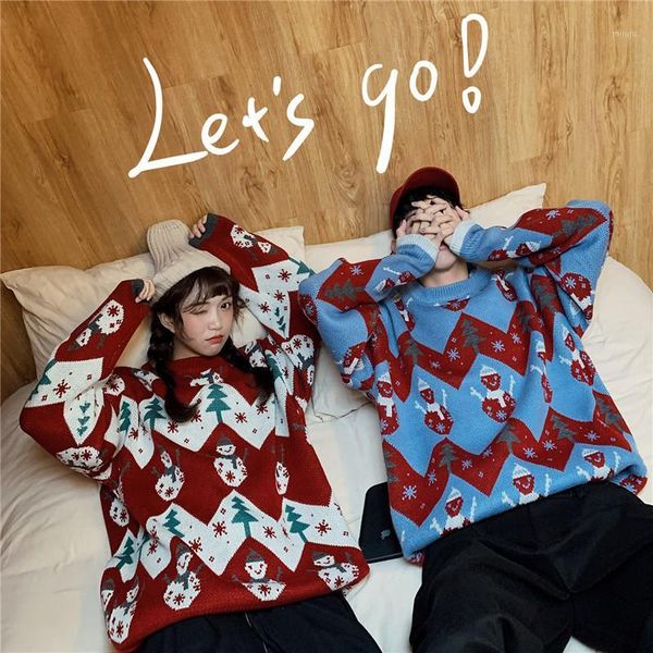2019 autumn and winter new ins casual sweater knitted jacket christmas jacquard sweater lovers1, White;black
2019 autumn and winter new ins casual sweater knitted jacket christmas jacquard sweater lovers1, White;black