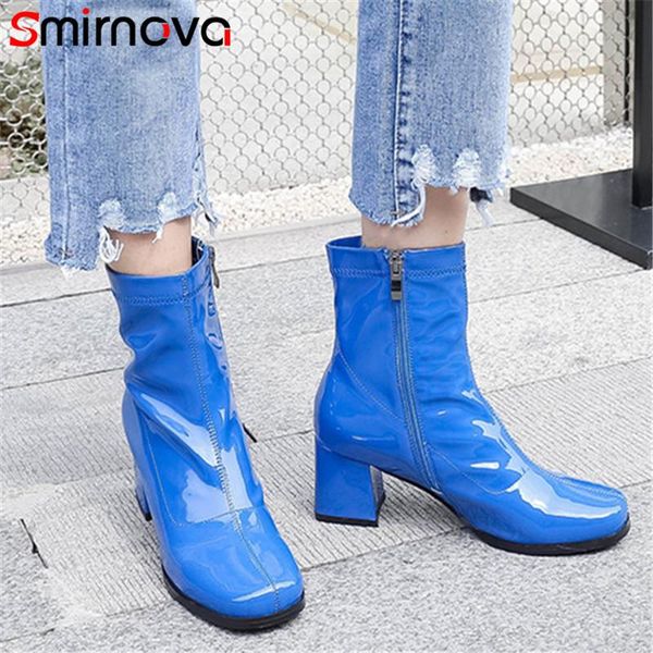 smirnova 2020 street style ankle boots women round toe autumn thick heel casual shoes comfortable ladies short boots, Black
smirnova 2020 street style ankle boots women round toe autumn thick heel casual shoes comfortable ladies short boots, Black