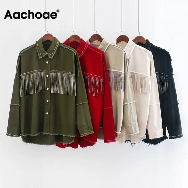 aachoae women tassel rivet stylish chic jacket batwing long sleeve streetwear thin coat turn down collar lady autumn springx1016, Black;brown
aachoae women tassel rivet stylish chic jacket batwing long sleeve streetwear thin coat turn down collar lady autumn springx1016, Black;brown
