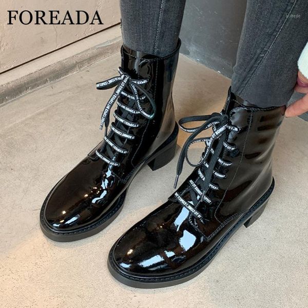 boots foreada real leather ankle woman high heel motorcycle chunky short lace up female shoes autumn black 401
boots foreada real leather ankle woman high heel motorcycle chunky short lace up female shoes autumn black 401