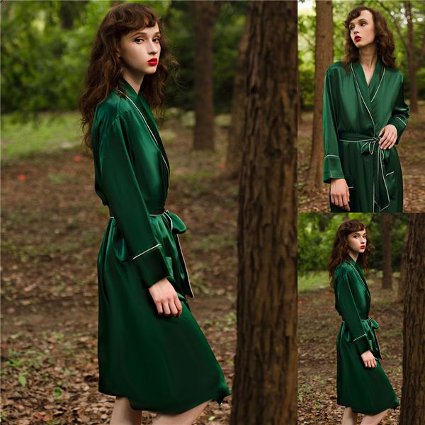 green long women bathrobe sleepwear bridal robe nightgowns satin silk lingerie peignoir kimono dressing gowns robes, White
green long women bathrobe sleepwear bridal robe nightgowns satin silk lingerie peignoir kimono dressing gowns robes, White