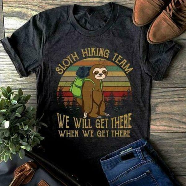 sloth hiking team we will get there vintage men t shirt black s 5xl tee shirt loose size ajax funny sport hooded sweatshirt hoodie 
sloth hiking team we will get there vintage men t shirt black s 5xl tee shirt loose size ajax funny sport hooded sweatshirt hoodie