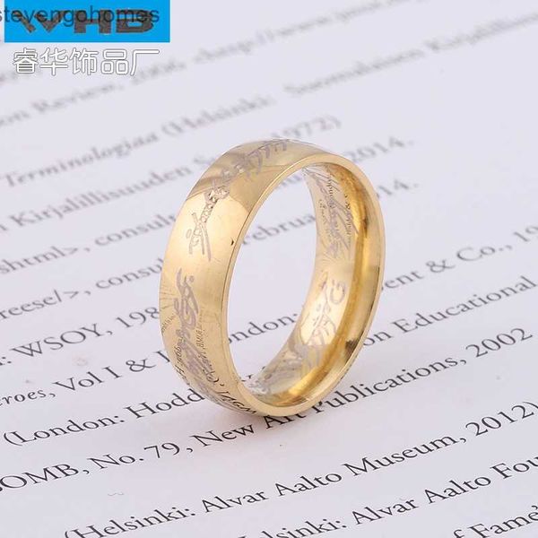 titanium lord's lettering fashion men's and women's stainless steel ring accessories, Silver
titanium lord's lettering fashion men's and women's stainless steel ring accessories, Silver