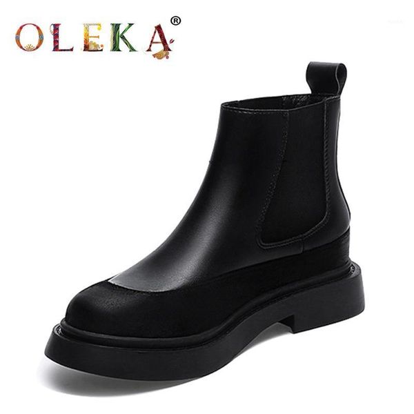 boots oleka mid-calf winter for women square heel rome round toe leather neutral style punk as9241, Black
boots oleka mid-calf winter for women square heel rome round toe leather neutral style punk as9241, Black
