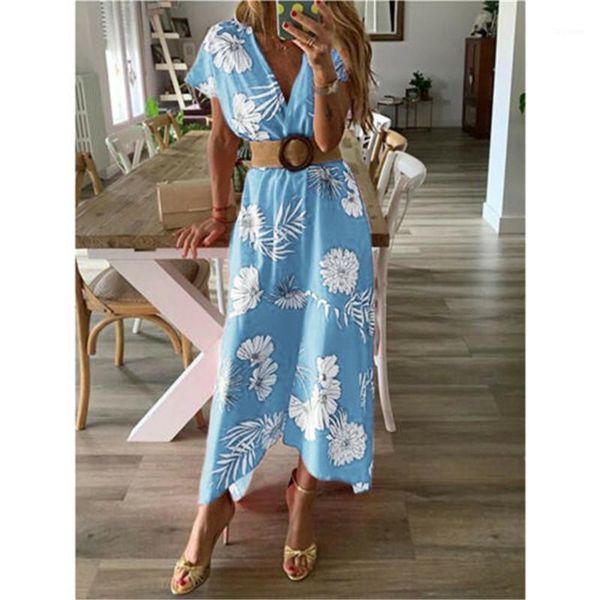 women long maxi boho floral dress summer beach short sleeve v neck evening party bohemian beach dress 2019 summer style dresses1, Black;gray
women long maxi boho floral dress summer beach short sleeve v neck evening party bohemian beach dress 2019 summer style dresses1, Black;gray