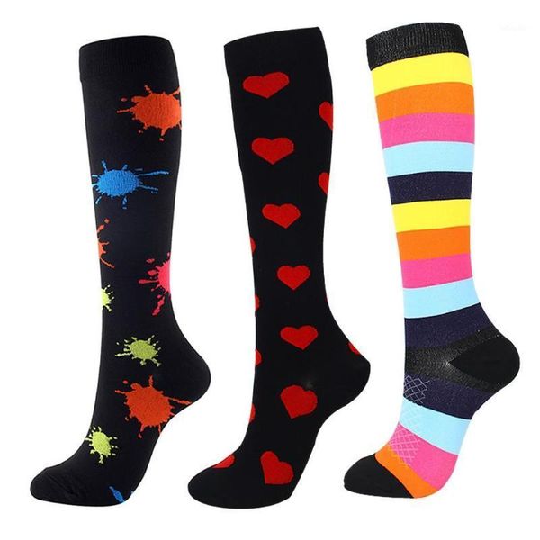 sports socks compression stockings 3 pairs per set compress cycling sock basketball high for chirstmas gift1, Black
sports socks compression stockings 3 pairs per set compress cycling sock basketball high for chirstmas gift1, Black