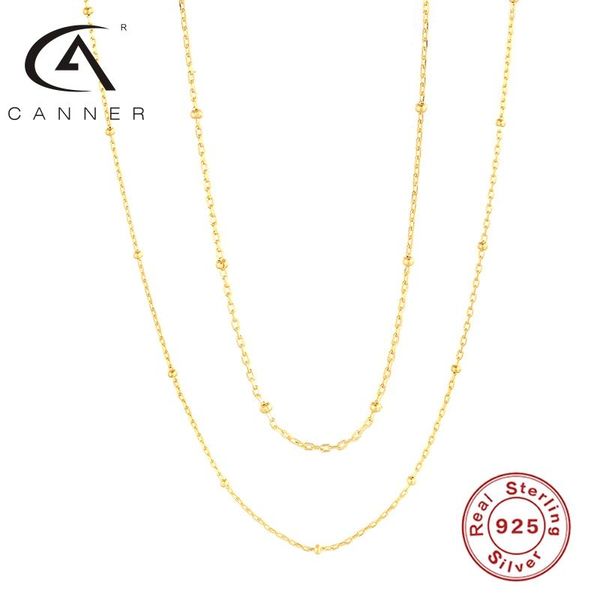 canner 925 silver necklace two layer s925 sterling plata women chains choker fashion classic luxury fancy simple female collier
canner 925 silver necklace two layer s925 sterling plata women chains choker fashion classic luxury fancy simple female collier
