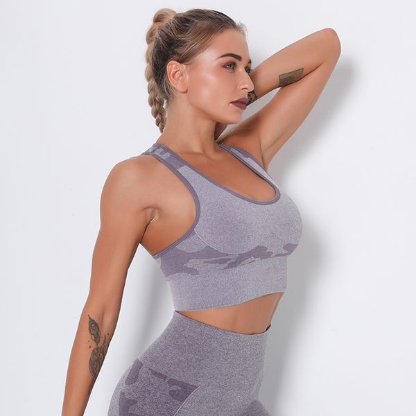 gym clothing push up sports vest shockproof running bras camo seamless yoga fitness tank training, White;black
gym clothing push up sports vest shockproof running bras camo seamless yoga fitness tank training, White;black