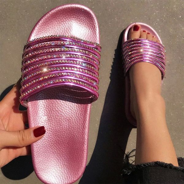 summer women open toe bling crystal slipper ladies outdoor beach flat shoes female casual fashion comfort woman slipper 2020 #8n6j, Black
summer women open toe bling crystal slipper ladies outdoor beach flat shoes female casual fashion comfort woman slipper 2020 #8n6j, Black
