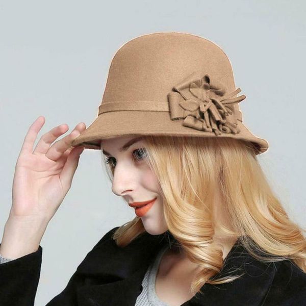 women adults vintage elegant wide brim warm cloche round flower felt fashion autumn winter bowler cap bucket hat holiday, Blue;gray
women adults vintage elegant wide brim warm cloche round flower felt fashion autumn winter bowler cap bucket hat holiday, Blue;gray