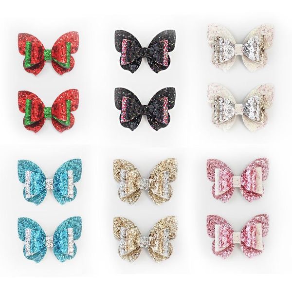 hair accessories 2pc cute sequins colorful christmas butterfly glitter bows clip shiny handmade headwear hairpin girls kids, Slivery;white
hair accessories 2pc cute sequins colorful christmas butterfly glitter bows clip shiny handmade headwear hairpin girls kids, Slivery;white