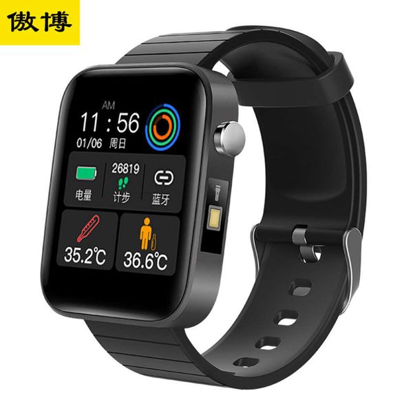aobo new smart bracelet t68 body temperature, heart rate, blood prsure and oxygen monitoring step information call re
aobo new smart bracelet t68 body temperature, heart rate, blood prsure and oxygen monitoring step information call re