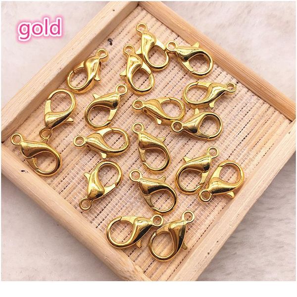 25pcs 14mm metal lobster clasps hooks for jewelry finding kc gold/silver/gun black color connect buckle diy necklace& jllvyo
25pcs 14mm metal lobster clasps hooks for jewelry finding kc gold/silver/gun black color connect buckle diy necklace& jllvyo