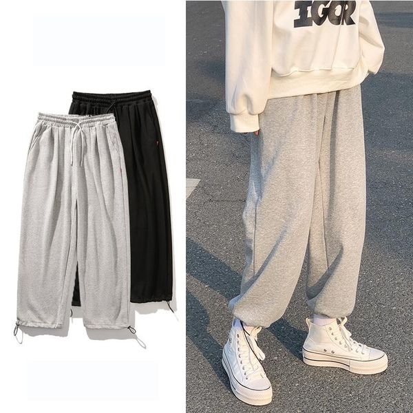men's pants loose plus fleece casual for men black gray autumn winter warm lace-up jogging trousers sport run man pant
men's pants loose plus fleece casual for men black gray autumn winter warm lace-up jogging trousers sport run man pant