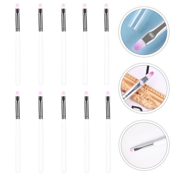 nail brushes 10pcs manicure potherapy pen painting brush household tool (white), Yellow
nail brushes 10pcs manicure potherapy pen painting brush household tool (white), Yellow
