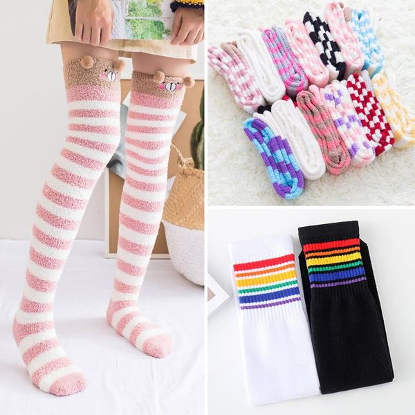 striped women stocking girls student thigh high stockings fashion autumn winter warm female over knee casual cotton stocking, Black;white
striped women stocking girls student thigh high stockings fashion autumn winter warm female over knee casual cotton stocking, Black;white