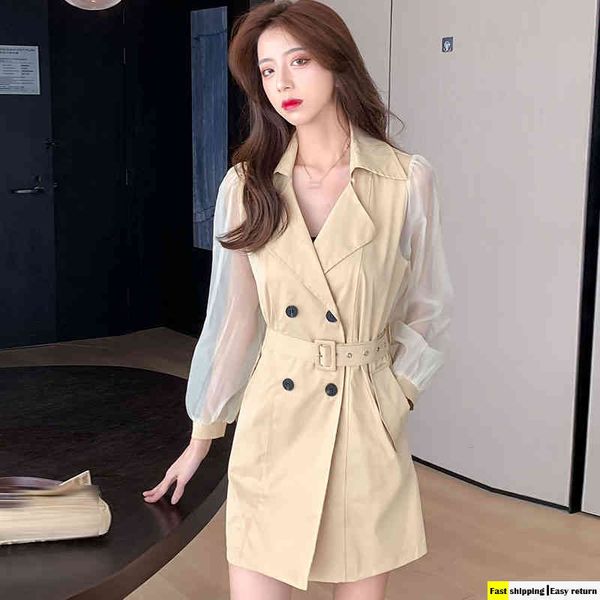 women's trench coats women's coat start autumn waist medium thin section british cut-wind temperament 45df, Tan;black
women's trench coats women's coat start autumn waist medium thin section british cut-wind temperament 45df, Tan;black