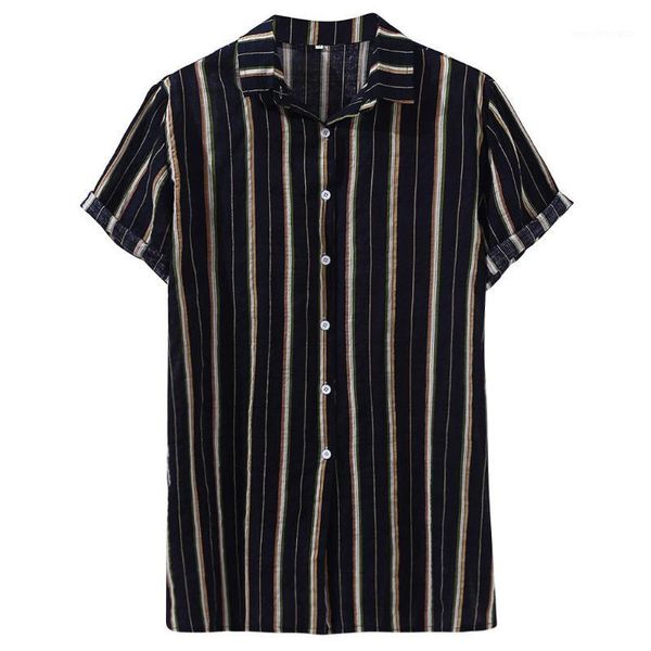 men's dress shirts black stripe men shirt summer short sleeve printed loose buttons casual blouse cotton formal wear blouse streetwear1, White;black
men's dress shirts black stripe men shirt summer short sleeve printed loose buttons casual blouse cotton formal wear blouse streetwear1, White;black
