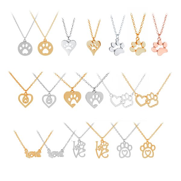 hollow paw prints necklaces dog cat pet jewelry heart puppy memorial charm necklace woman style animal lover gift girl, Silver
hollow paw prints necklaces dog cat pet jewelry heart puppy memorial charm necklace woman style animal lover gift girl, Silver