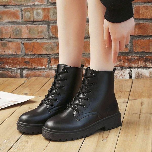 casual martin boots women's new fashion versatile shoes autumn winter ins chunky-heel boots for female, Black
casual martin boots women's new fashion versatile shoes autumn winter ins chunky-heel boots for female, Black